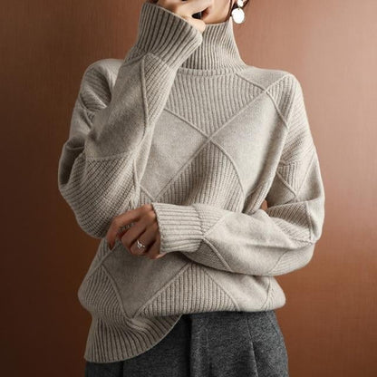 Cashmere turtleneck sweater: Elegance and comfort for winter 