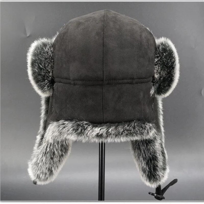 Chic Warmth: Men's Ushanka Hat 